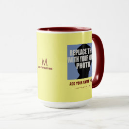 Ladda upp din egen bild, skapa foto mugg