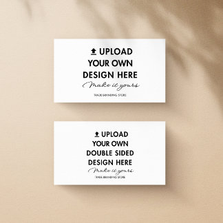 Ladda upp din egen design Anpassad tryckning Visitkort