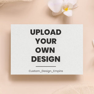 Ladda upp din egen design här Anpassad Inbjudan Vykort