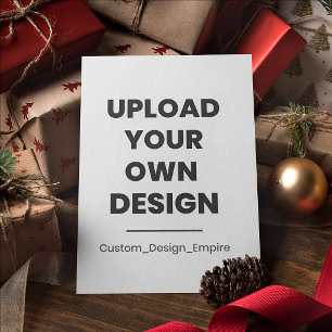Ladda upp din egen design här Anpassad Julkort