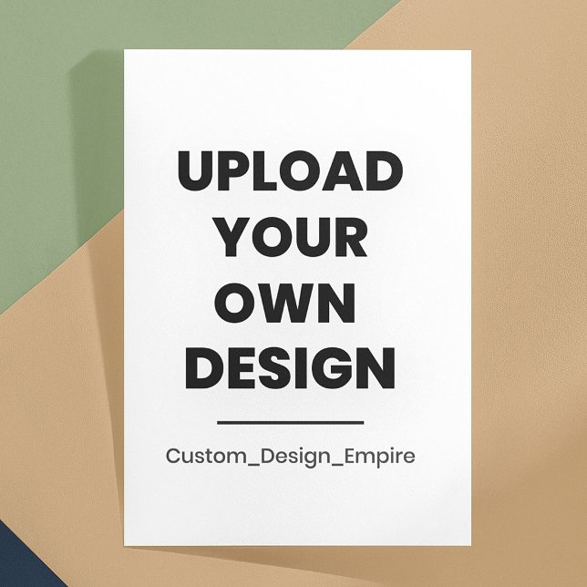 Ladda upp din egen design här | Anpassad Kort (Skapare uppladdad)