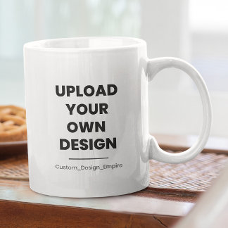 Ladda upp din egen design här | Anpassad mall Jumbo Mugg