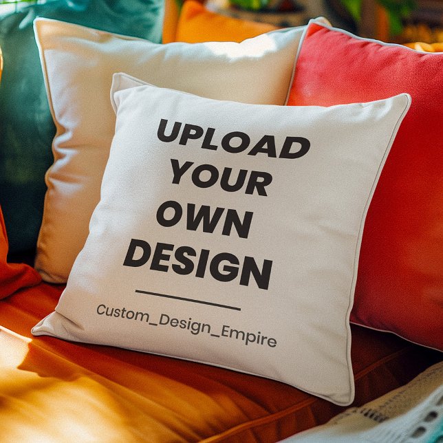 Ladda upp din egen design här | Anpassad mall Kudde (Skapare uppladdad)