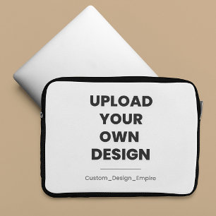 Ladda upp din egen design här Anpassad mall Laptop Fodral