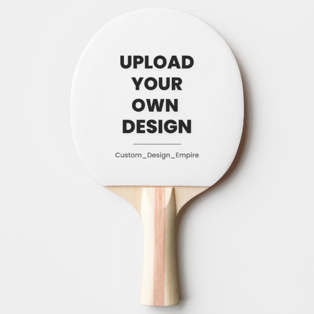 Ladda upp din egen design här | Anpassad mall Pingisracket (Framsidan)