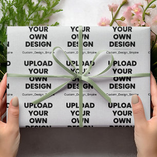 Ladda upp din egen design här Anpassad mall Presentpapper