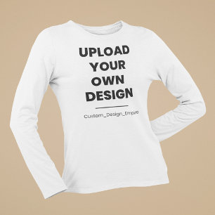 Ladda upp din egen design här Anpassad mall T Shirt