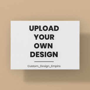 Ladda upp din egen design här Anpassad mall Vykort