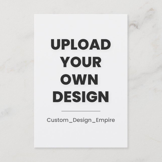 Ladda upp din egen design här | Anpassad Meddelande (Framsida)