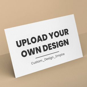 Ladda upp din egen design här Anpassad Rådkort