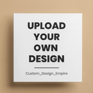 Ladda upp din egen design här Anpassad Tilläggskort