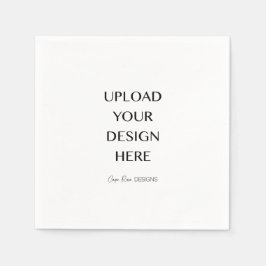 Ladda upp din egen design pappersservett