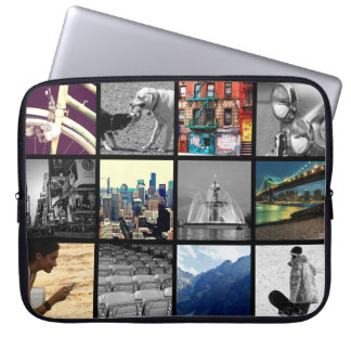 Ladda upp din egen fotokollage Laptop sleeve