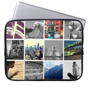 Ladda upp din egen fotokollage Laptop sleeve