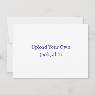 Ladda upp din egen, gör-det-själv anpassad inbjuda julkort