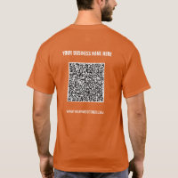 Ladda upp din egen QR-kod affärströja exempel