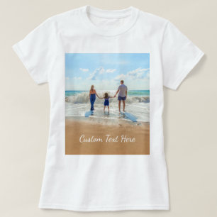 Ladda upp din familjefoto T-shirt Lägg till anpass