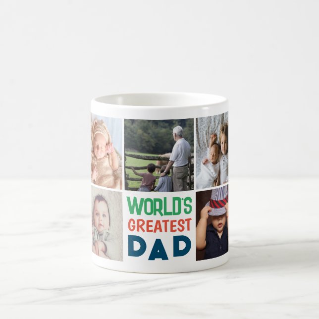 Ladda upp din foto världsmästare pappa kaffemugg (Center)