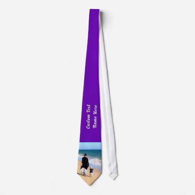 Ladda upp din fotohalsduk present Lägg till anpass Slips (Framsida)