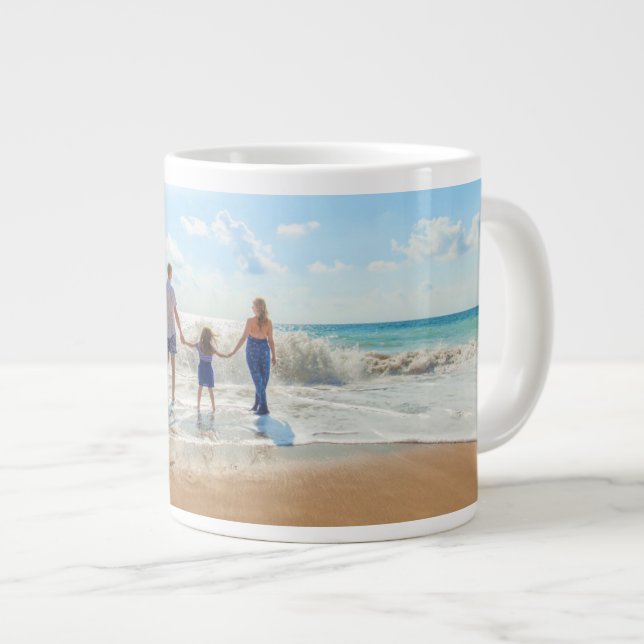 Ladda upp din fotokaffe kopp jumbo mugg (Framsida höger)