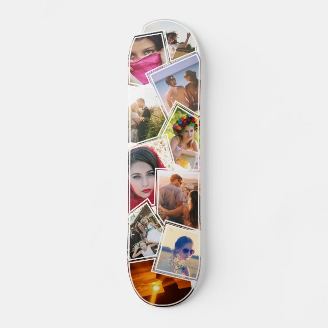 Ladda upp din fotoskateboard mini skateboard bräda 18,5 cm (Framsida)