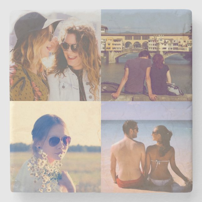 Ladda upp din fotosten-underlägg stenunderlägg (Framsidan)