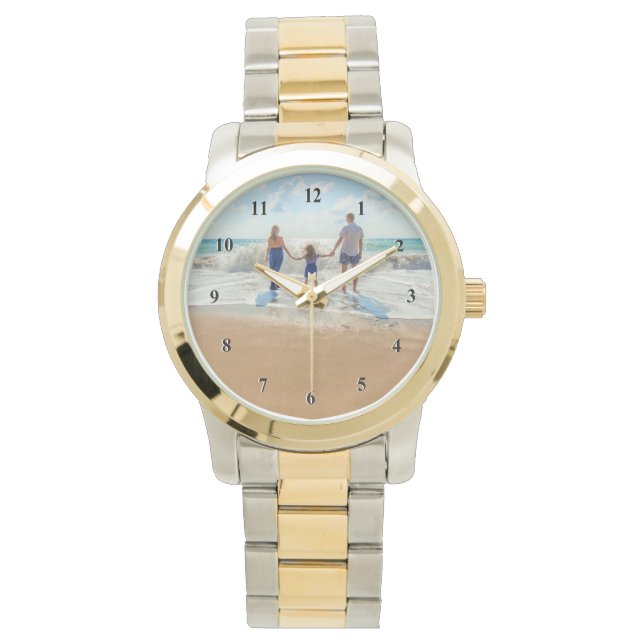 Ladda upp din fotoväktpresent armbandsur (Framsida)