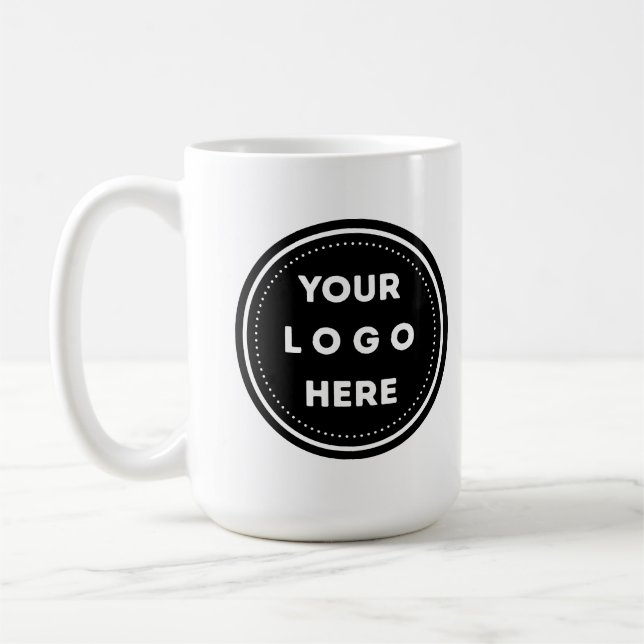 Ladda upp din logotyp kaffemugg (Vänster)