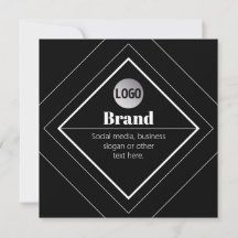 Ladda upp din logotyp och anpassningsbar textdesig