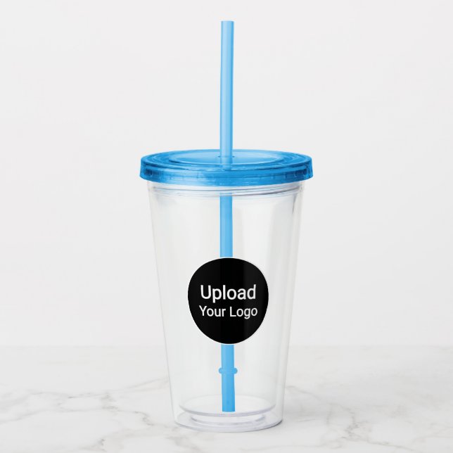 Ladda upp din logotyp  take away mugg (Framsida)