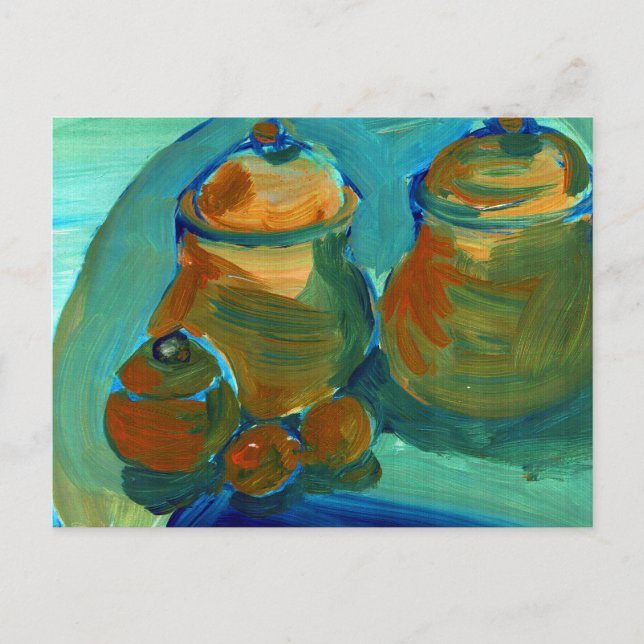 Ladda upp din målning | Förvandla anpassad konstbi Vykort (Framsida)