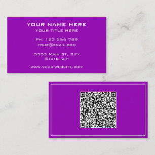 Ladda upp din QR-kod Lägg till text Exempel på vis Visitkort