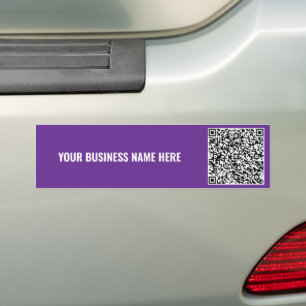Ladda Upp Din QR-kod Text Affärsdekal Bildekal