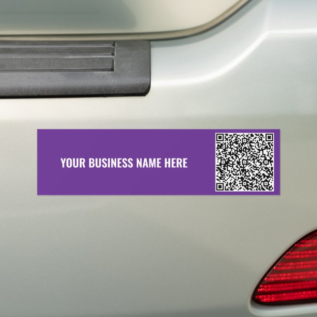 Ladda Upp Din QR-kod Text Affärsdekal Bildekal (På Bil)