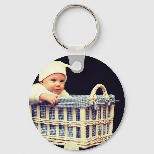 Ladda upp ditt barns foto nyckelring (Framsida)