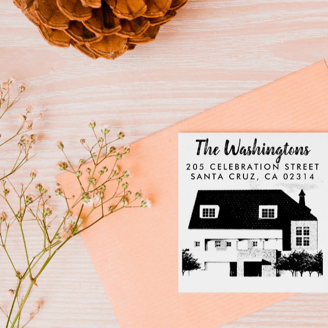 Ladda upp ditt eget foto av Returadressen i ditt h Stämpel (Skapare uppladdad)