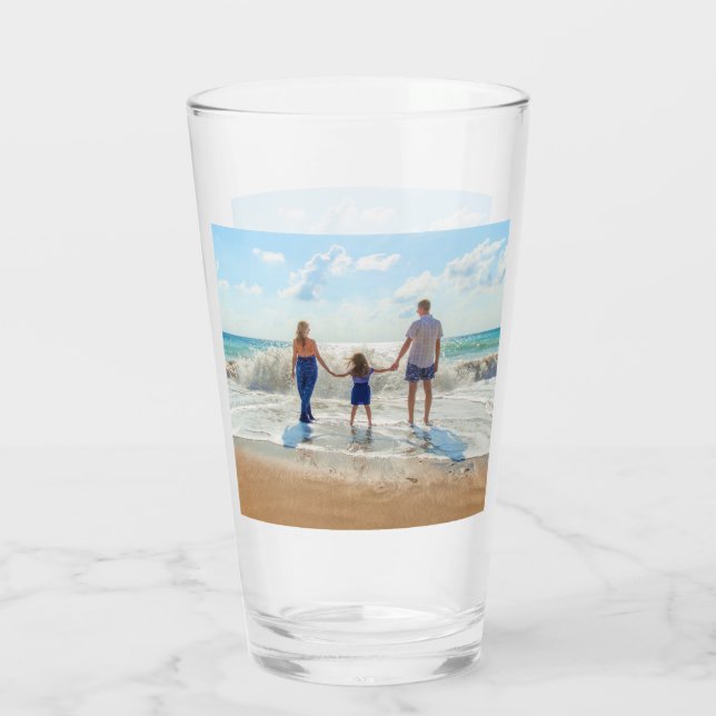 Ladda upp ditt foto glas (Baksida)