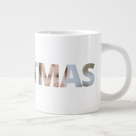 Ladda upp ditt foto i textjul jumbo mugg