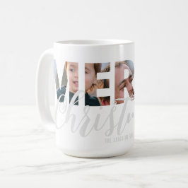 Ladda upp ditt foto i textjul kaffemugg