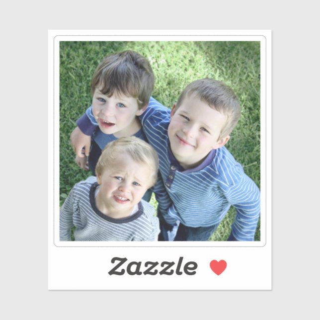 Ladda upp ditt foto klistermärken (Ark)