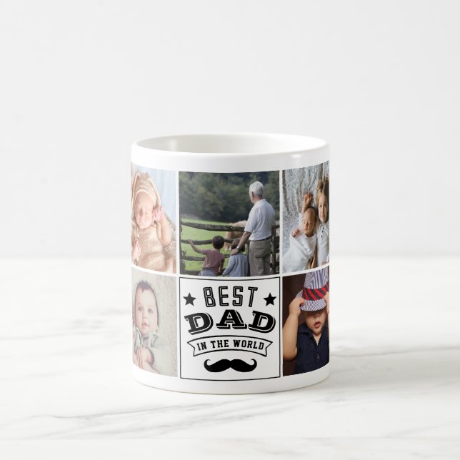 Ladda upp ditt foto World best pappa Coffee Mugg (Center)