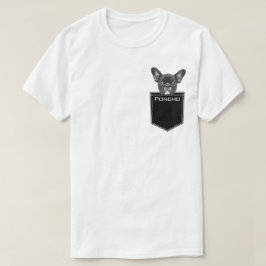 Ladda upp ditt Pet Photo Ansikte och Namn-anpassad T Shirt