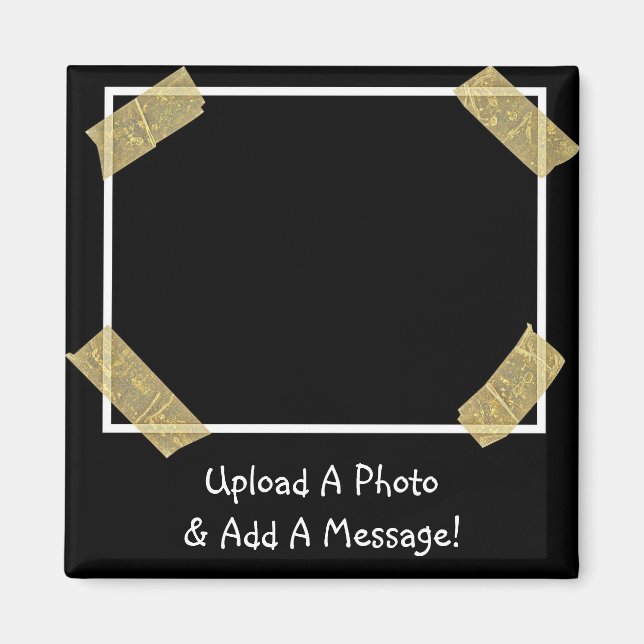 Ladda upp ett foto och lägg till ett personligt An Magnet (Framsidan)