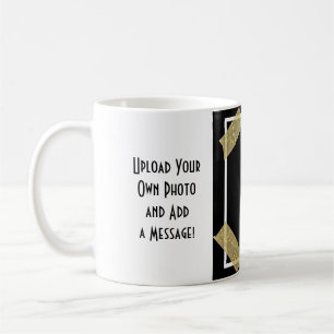 Ladda upp ett foto och lägg till ett personligt m kaffemugg