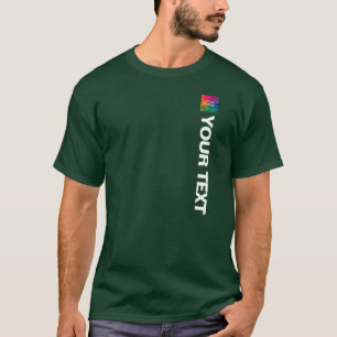 Ladda upp foto eller logotyp Mäns modern elegant m T Shirt