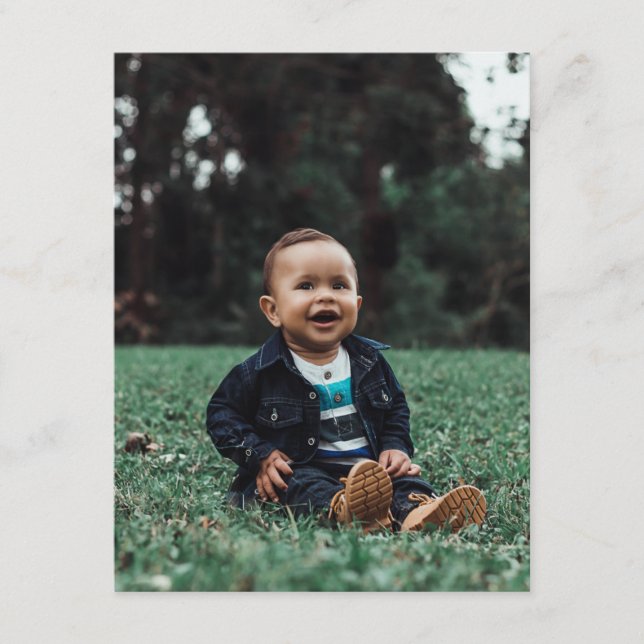 Ladda upp foto för egen Anpassningsbar Tilläggskort (Framsida)