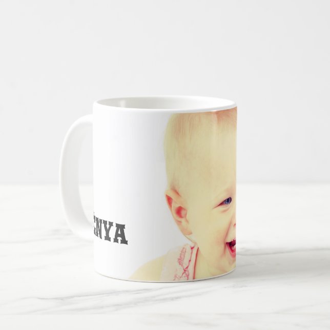 Ladda upp foto från Baby/barn Kaffemugg (Framsida vänster)