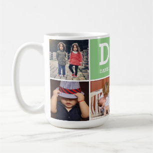Ladda upp foto med monogrammet mugg