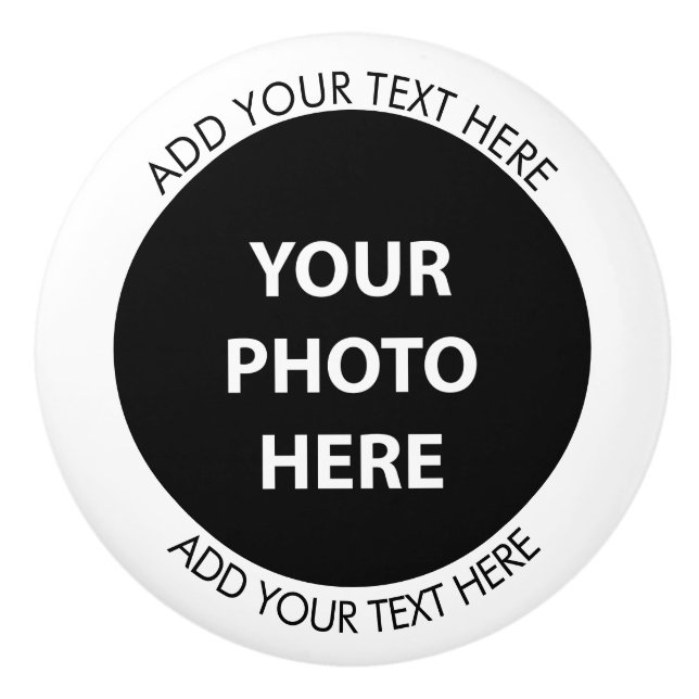Ladda upp foto och lägg till Bild-text - Anpassa Knopp (Framsidan)