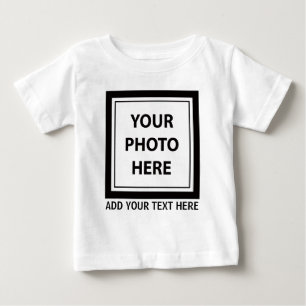 Ladda upp foto och lägg till Bild-text - Anpassa T Shirt